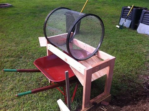Soil comes alive when you can remove all the rocks and roots. DIY Compost Sifter - DIY projects for everyone!