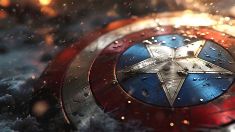 Captain America Shield 4k Wallpaper Free Hd Marvel Background