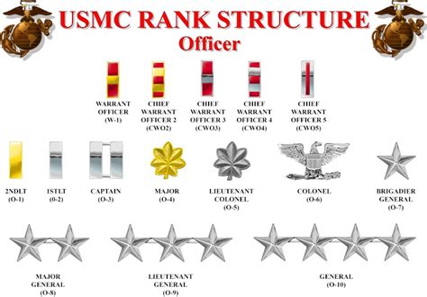 United States Marine Corps Enlisted Rank Insignia