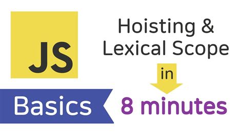 JS Hoisting And Lexical Scope In 8 Minutes YouTube