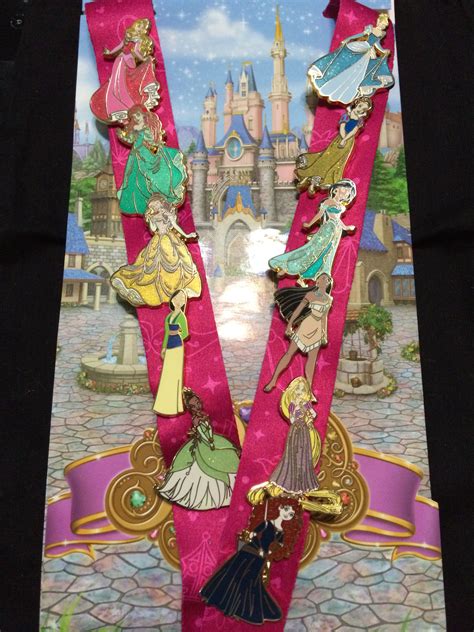 Disney Princess Pin Set Disney Pins Sets Disney Souvenirs Disneyland Pins