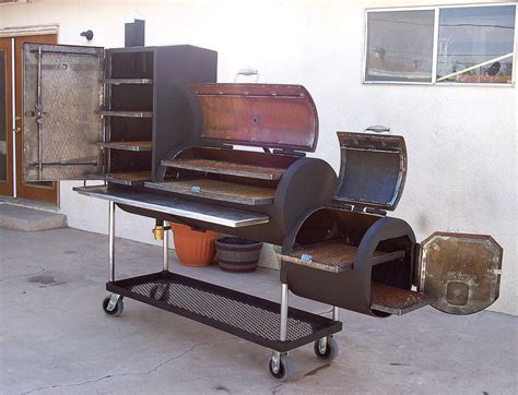 Bbq Pit By D Tanner Custom Bbq Pit With Upright Smoke Bo Flickr