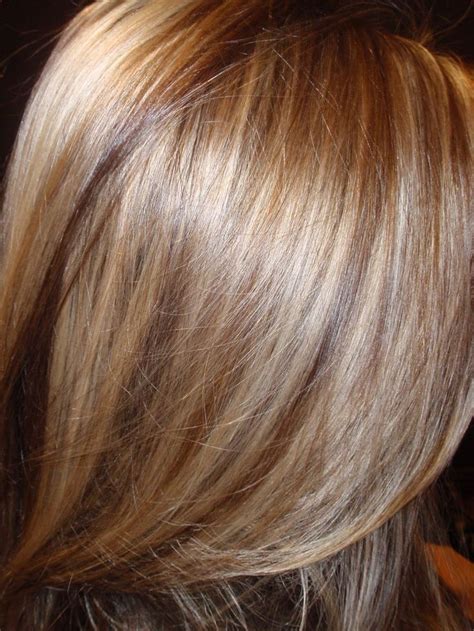 Very slight highlights grace the long short and layered bob hairstyle having blonde highlights in the dark brown tresses looks pretty charming. 105 best images about Hair Color Look Book -TSPA on ...