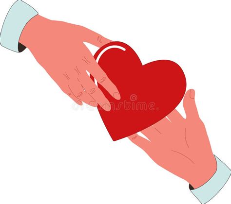 People Hold Heart In Hands Show Love And Care In Relations Human