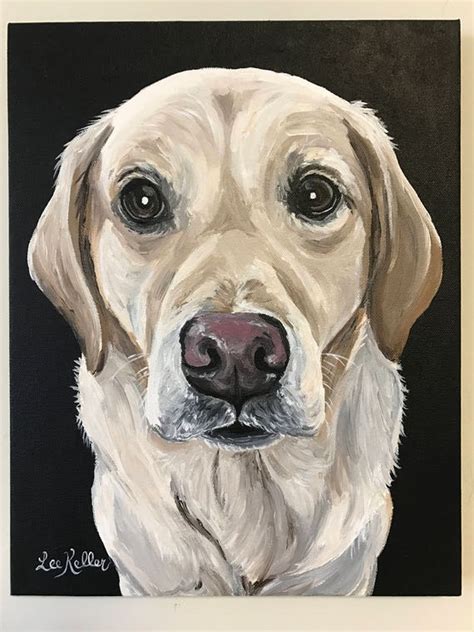 Custom Pet Portrait Custom Dog Painting Custom Dog Portrait