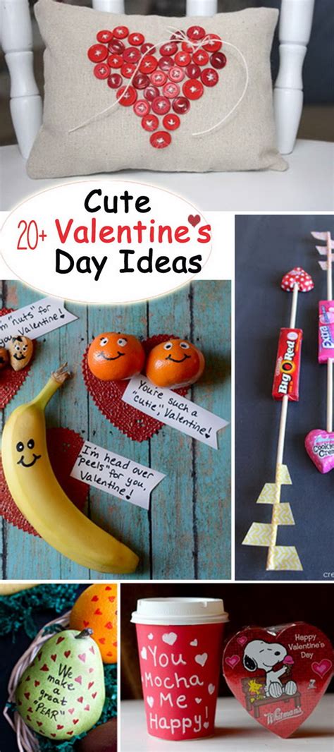 Valentine's day gift buying isn't actually as hard as you might think. 20+ Cute Valentine's Day Ideas - Hative