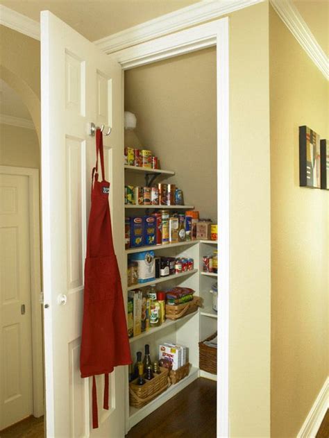 This way, you'll be able to navigate the recesses of the pantry without having to wriggle under and around open doors on the pantry cabinets. Under Stairs Pantry Shelving | OMF to the Rescue: Help for a troubled pantry | Under stairs ...