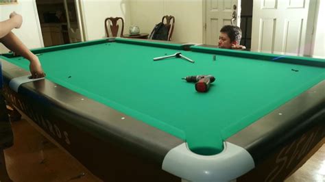 If you're moving houses and you want to take yours, you will likely have to take to disassemble it at your old home and reassemble it. Disassemble & Assemble Billiard Table - YouTube
