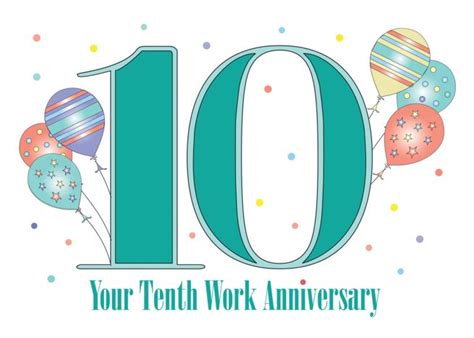 30.08.2018 · happy work anniversary memes. Employee 10th Year Work Anniversary, Balloons and Teal 10 ...