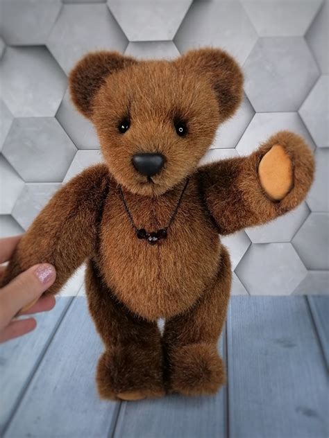 Unique Plush Teddy Bear Graduation Fuzzy Bear Weighted Etsy