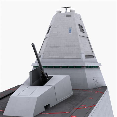 Ddg1000 zumwalt class destroyer papercraft. 3d model uss zumwalt ddg-1000 guided missile