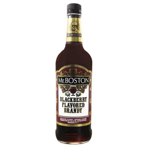 Mr Boston Blackberry Flavored Grape Brandy 35 Alcohol 750 Ml
