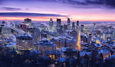 Winter Night In Montreal 2512x1472 Wallpapers