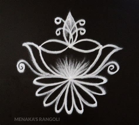 Very Easy And Quick Rangoli For Diwali Very Easy Deepavali Muggulu Easy Deepava Rangoli