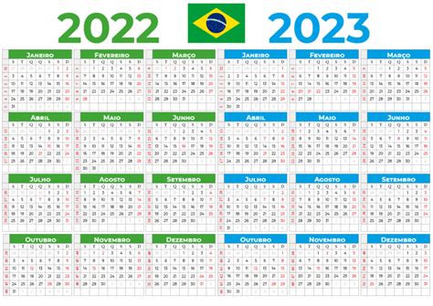 Calendário 2022 Com Feriados Para Imprimir Brasil B86