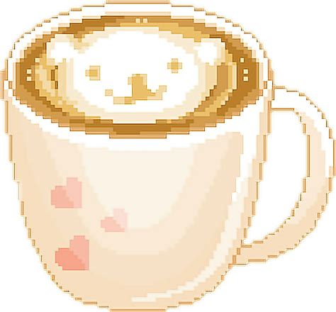 Download Cute Coffee Pixel Art Transparent Png Download Seekpng