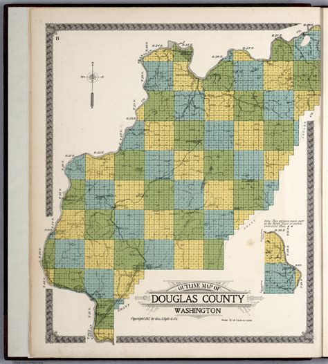 Douglas County Washington David Rumsey Historical Map Collection
