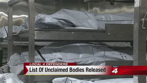Wayne County Morgue Releases Names Of Unclaimed Bodies