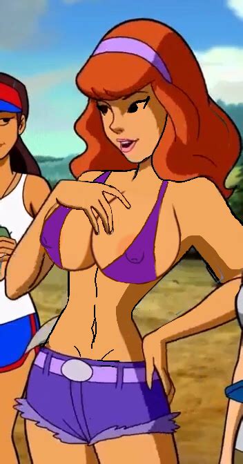 Rule 34 Big Breasts Bikini Breasts Camp Scare Daphne Blake Denim Shorts Edit Hanna Barbera