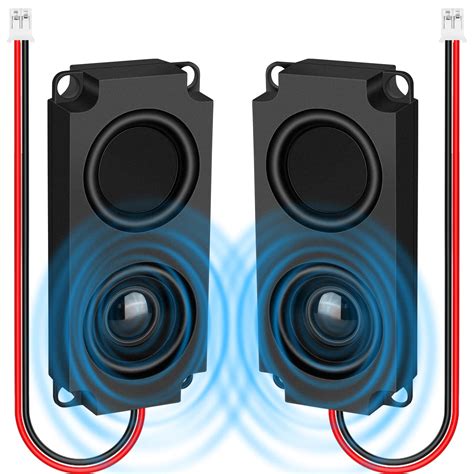 buy makerhawk 2pcs ar duino speaker 5 watt 8 ohm double cavity mini speaker full range cavity