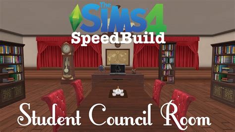 Student Council Room Ii Sims 4 Yandere Simulator Speedbuild Youtube