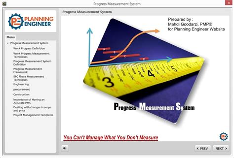 Progress Measurement System Downloadable Course