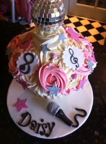 A Disco Ball On A Cupcake Audrey Hepburn Cupcakes And Beautiful Flowers