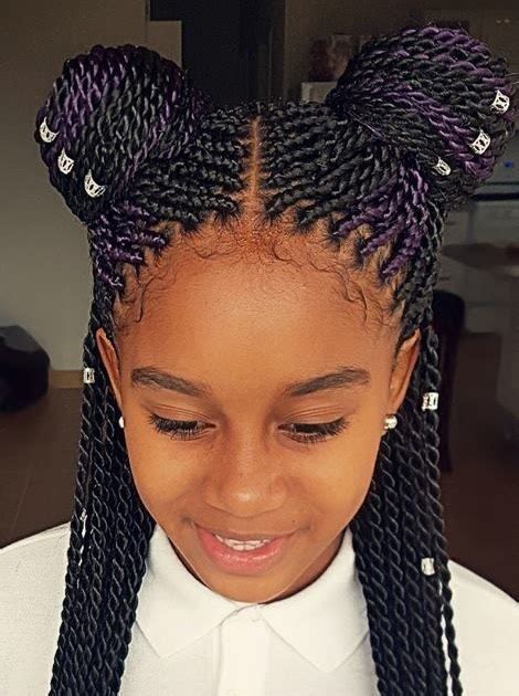 Back To School Cute Hairstyles With Weave Braids For Kids Photos Idea