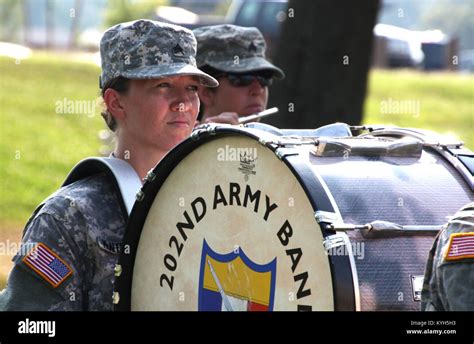 sgt emily mcaleesejergins prepares for rehearsal during annual training in fort eustis va