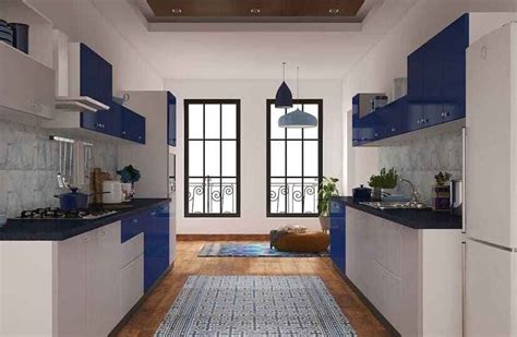 Parallel Kitchen Interior Design In Delhi Parallel Shaped Kitchen