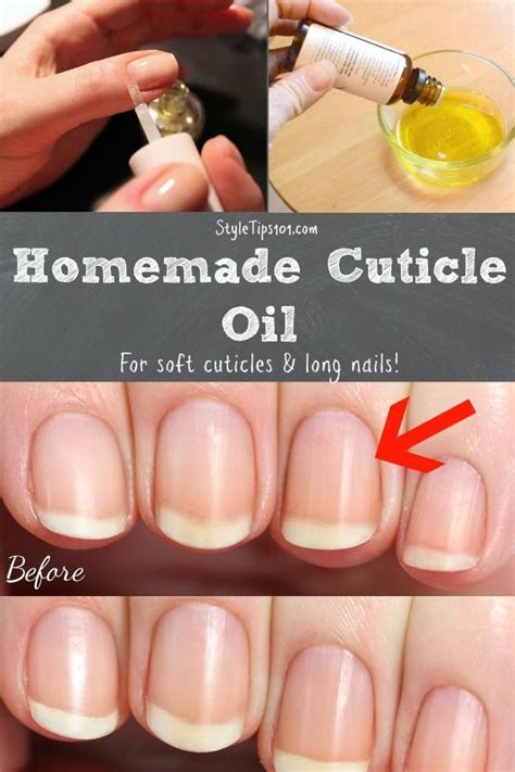 Homemade Cuticle Oil Cuticle Oil Nail Care Diy Natural Nail Care