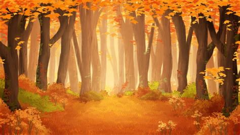 Artstation Autumn Forest Sarah Bourque Episode Interactive