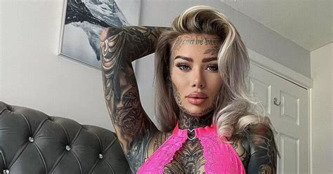 britain s most tattooed woman flaunts £35 000 worth of ink in stunning lingerie snap mirror
