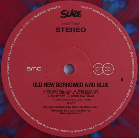 Slade Old New Borrowed And Blue Lp 2021 купить пластинку в интернет