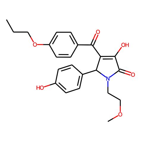 Y070 3700 — Chemdiv Screening Compound 3 Hydroxy 5 4 Hydroxyphenyl 1