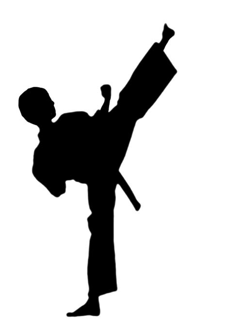 Karate Clipart Silhouette Curio Silhouette Cameo Projects Silhouette
