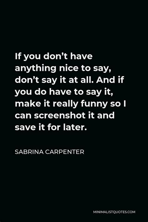 Sabrina Carpenter Quote Confidence Is The Most Beautiful Thing You Can Possess