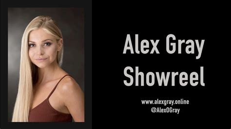 Alex Gray Acting Showreel Youtube