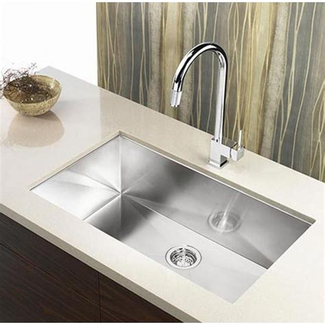 2 reviews of best undermount kitchen sinks 2021. 30 Inch Stainless Steel Undermount Single Bowl Kitchen ...