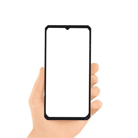 Hand Holding Phone Vector Illustration Transparent Hand Holding Phone