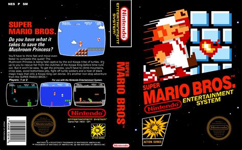 Nintendo Nes Super Mario Bros Box Ai Cases Video Games Electronics