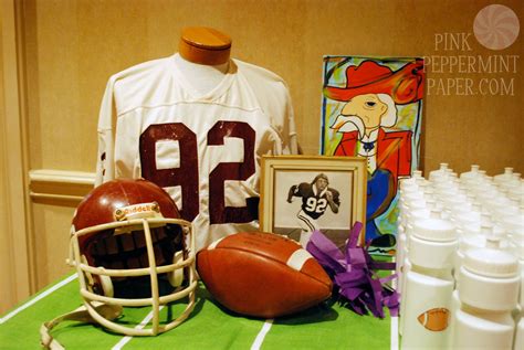 Maybe you would like to learn more about one of these? Football-themed Decorations on PinkPeppermintPaper.com ...