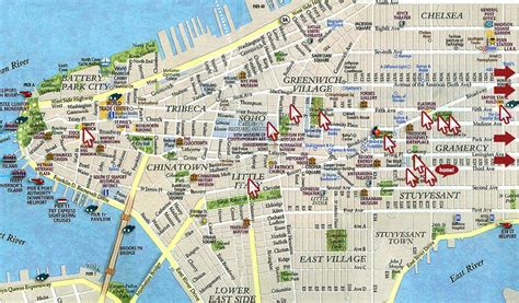 Map Of Nyc Attractions Everyones Your Friend In New York City