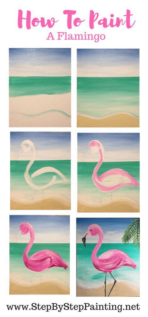 Flamingo Painting Learn How To Paint A Flamingo Step By Step