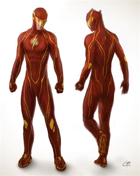 Live Action Flash Suit Concept Flash Costume The Flash Superhero