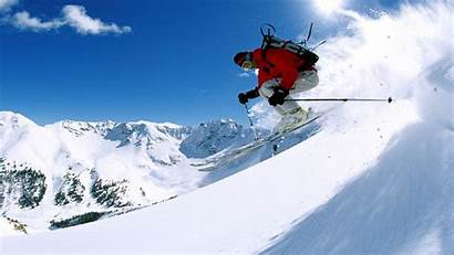 Winter Ski Skiing Snow Mountains Wallpapers Mobile