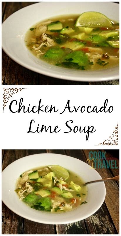 Coat chicken with 2 tablespoons olive oil and sprinkle generously with salt and pepper. Get Your Soup On with Chicken Avocado Lime Soup ... It's ...