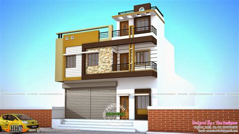 2 House Plans With Shops On Ground Floor In 2020 2 Storey House