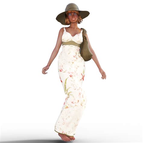 download woman summer dress royalty free stock illustration image pixabay