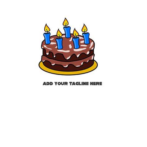 Copy Of Cake Template Logo Postermywall